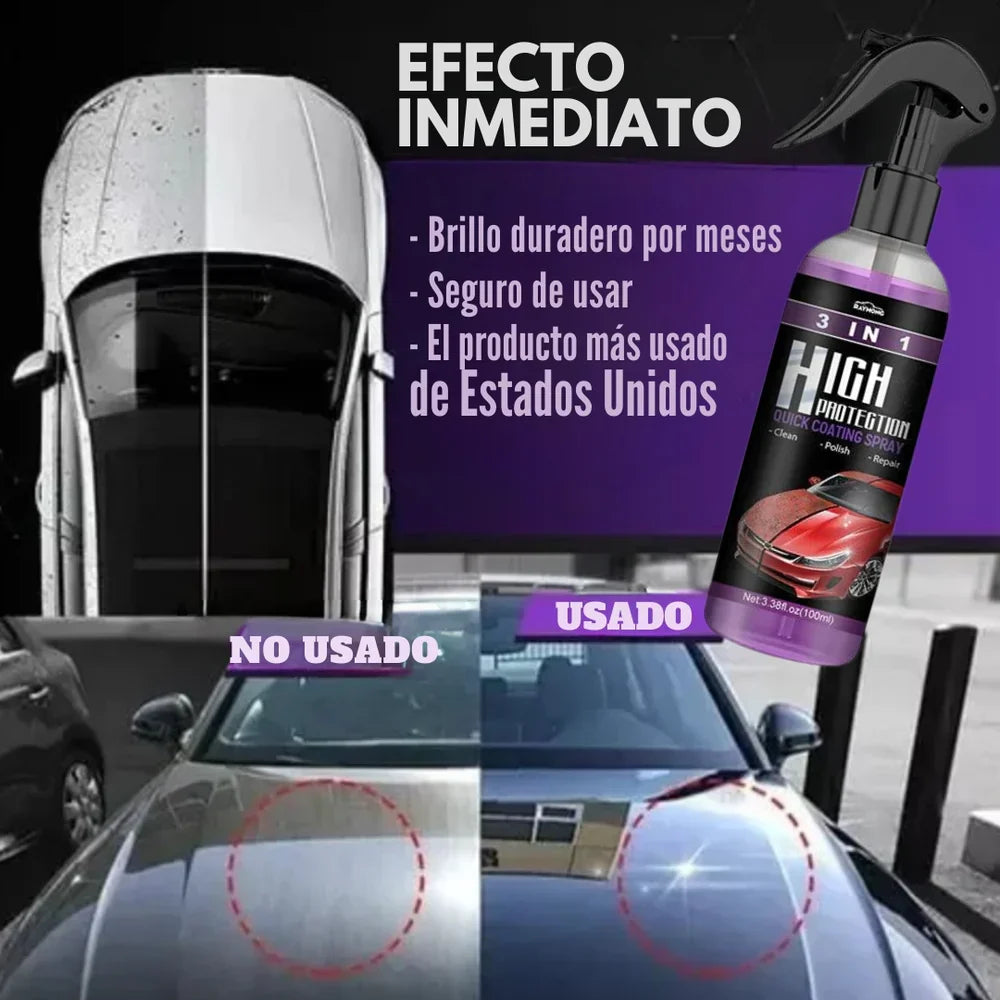 HIGH PROTECCION - SPRAY DE LIMPIEZA 3 EN 1