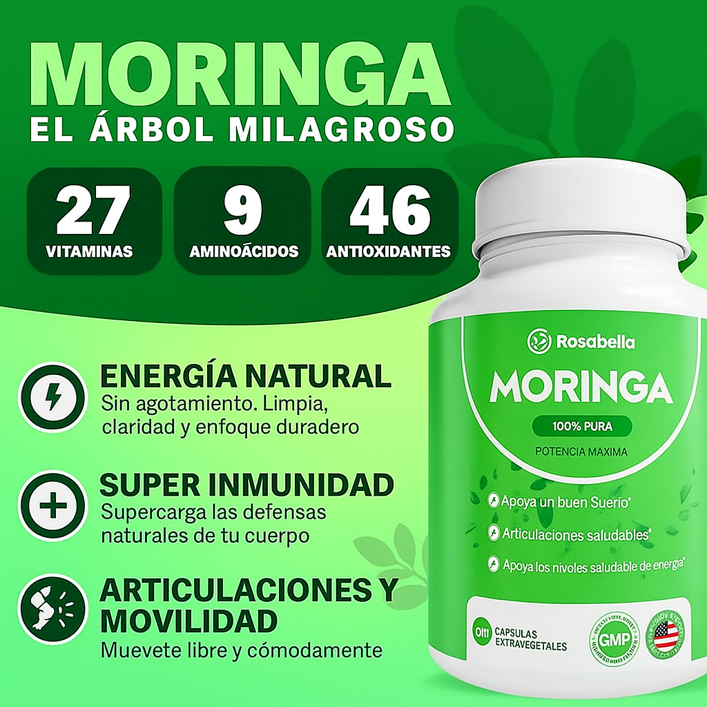 Rosabella Moringa Cápsulas