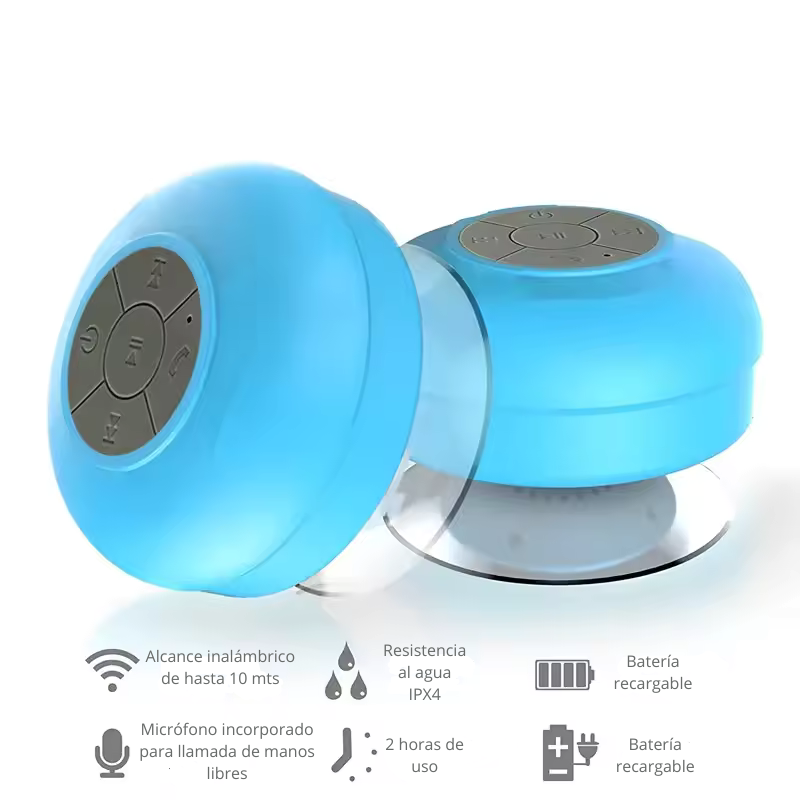 SoundSplash® - Parlante Impermeable Bluetooth 2X1