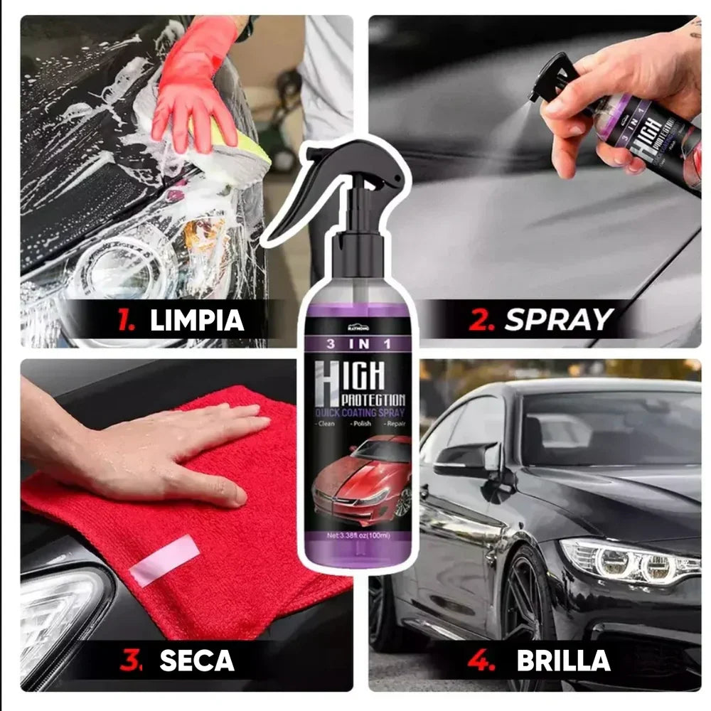 HIGH PROTECCION - SPRAY DE LIMPIEZA 3 EN 1