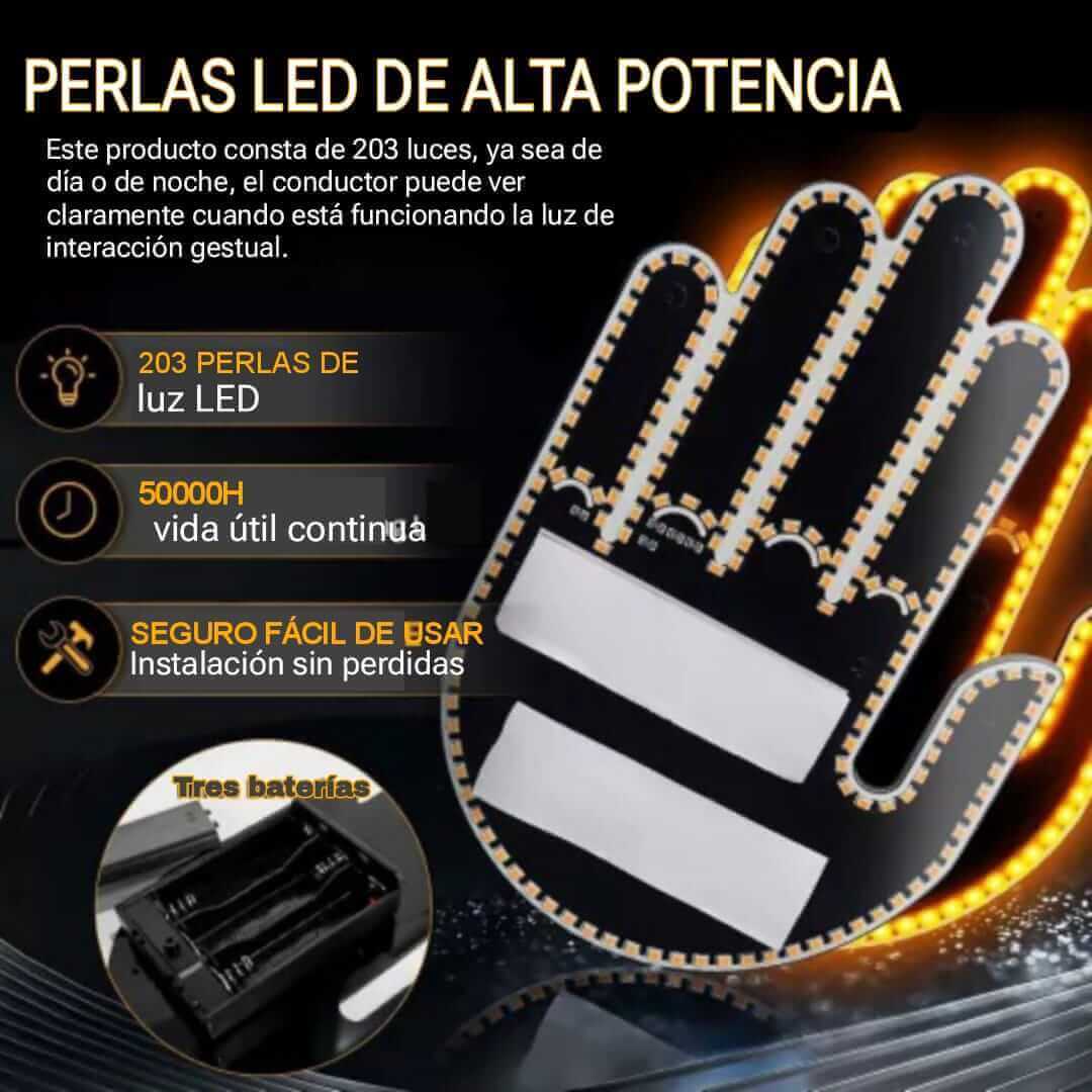 ManoLED : La luz LED de gestos manuales