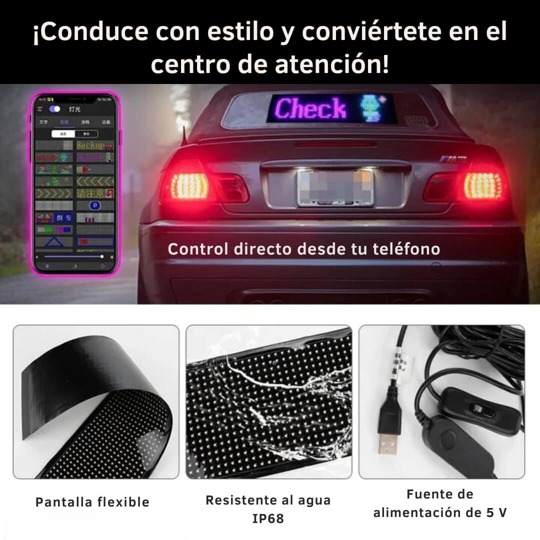 PANTALLA LED MULTICOLOR PARA AUTOMÓVILES