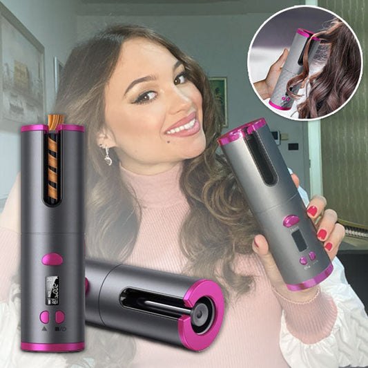 Rizador de cabello inalámbrico automático portátil