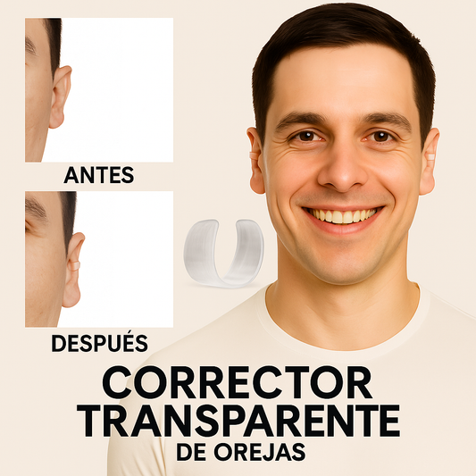 Revolucionario Corrector de Orejas Transparente (2 Unidades)