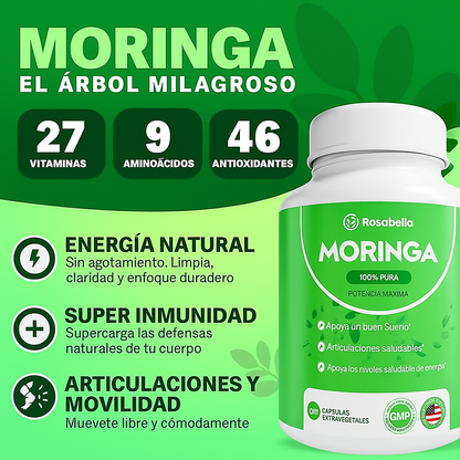 Rosabella Moringa Cápsulas